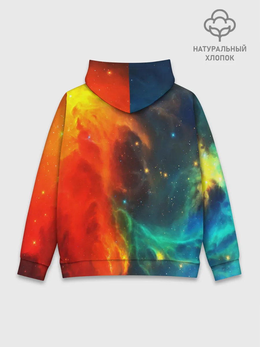 Худи мужской база хлопок / БИТВА КОСМОСА