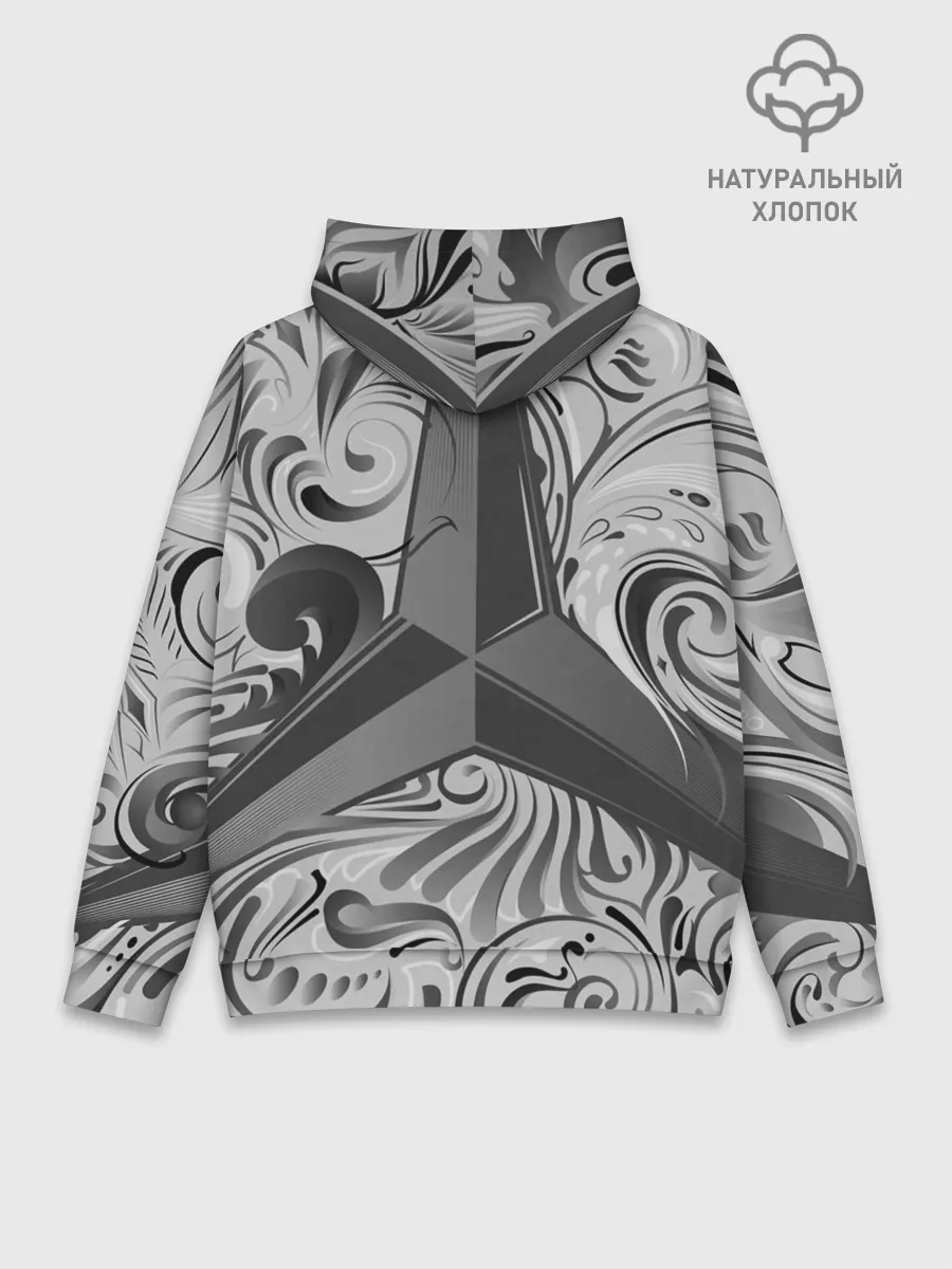 Худи мужской база хлопок / MERCEDES-BENZ | МЕРСЕДЕС