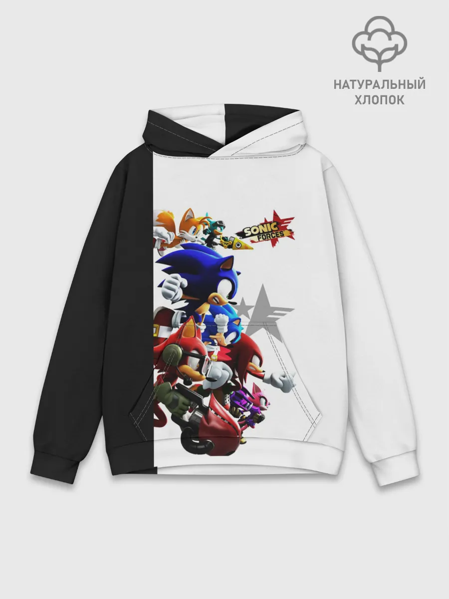 Худи мужской база хлопок / SONIC