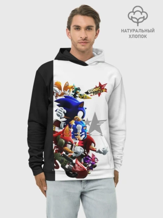 Худи мужской база хлопок / SONIC