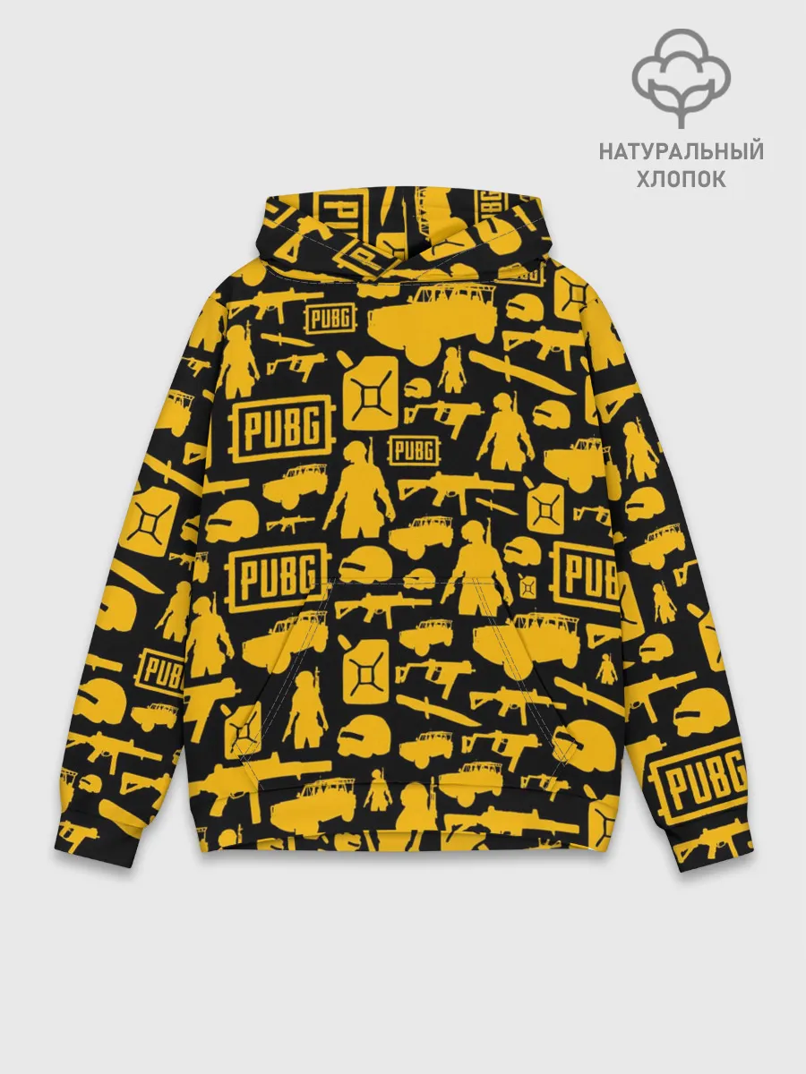 Худи мужской база хлопок / PUBG