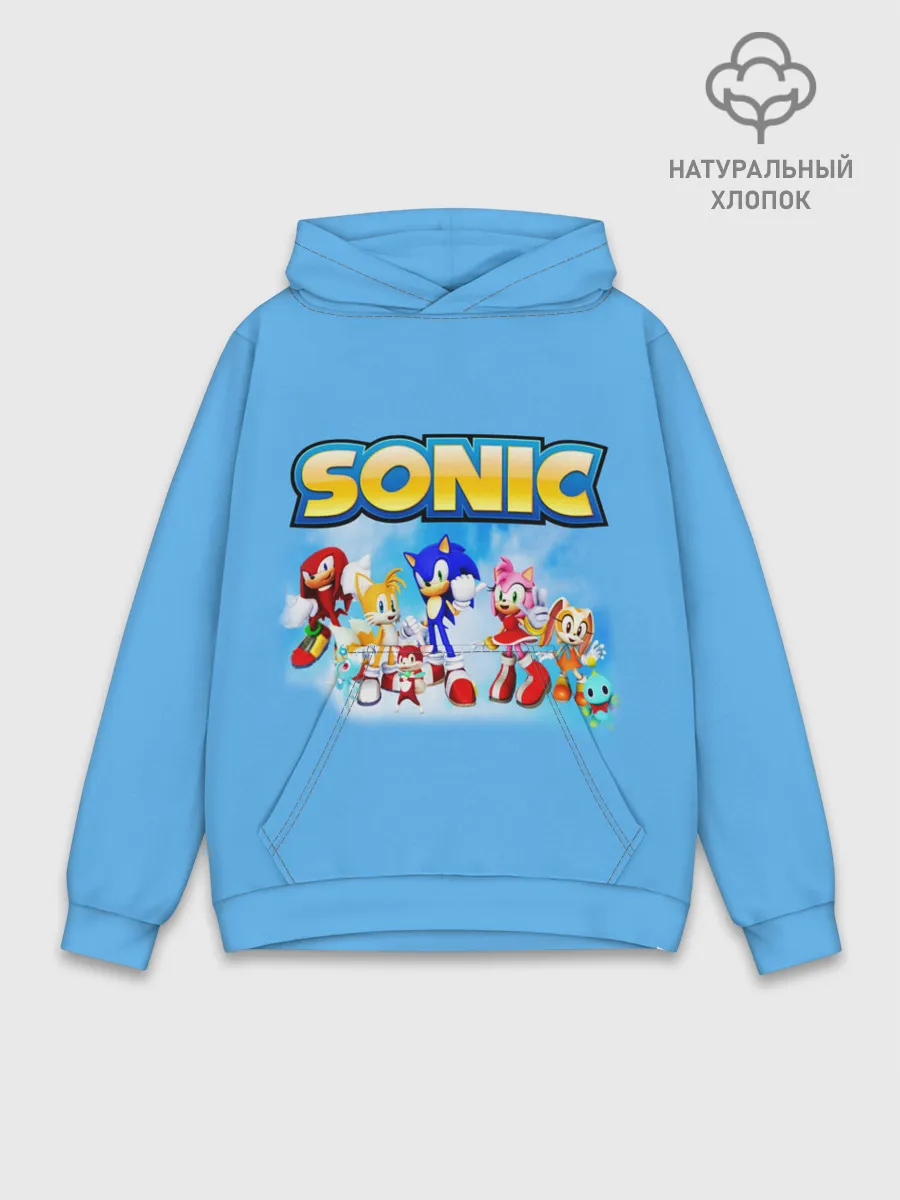 Худи мужской база хлопок / SONIC