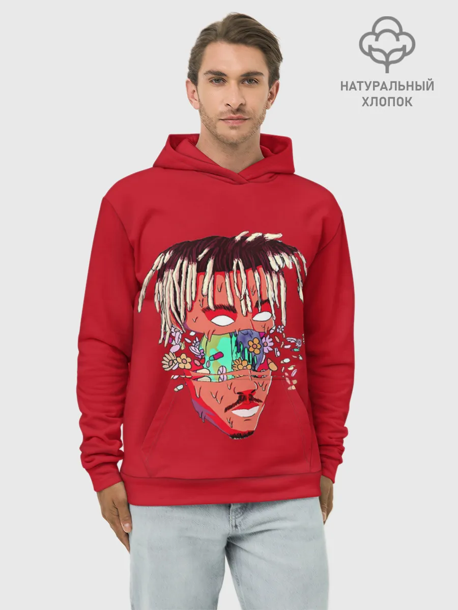 Худи мужской база хлопок / Juice WRLD.