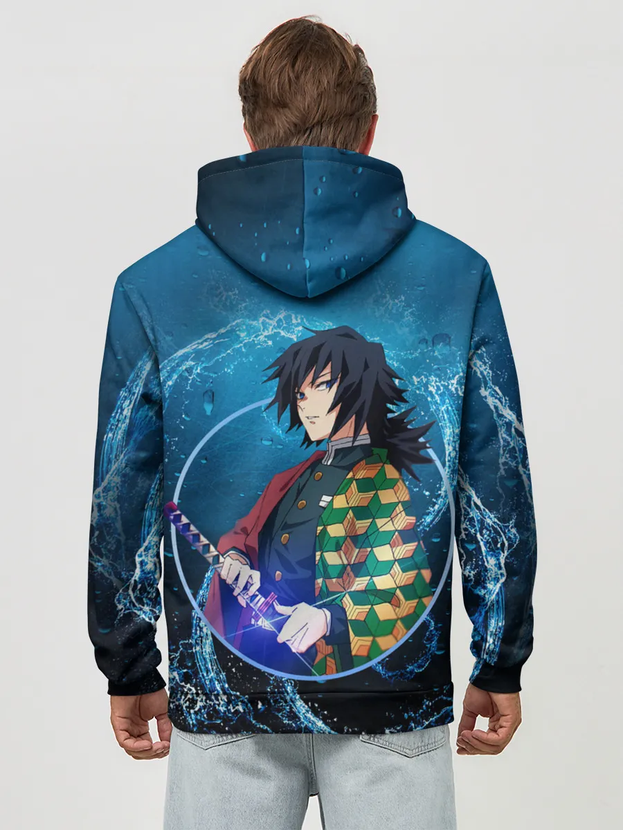 Худи мужской база хлопок / Клинок, убивающий демонов