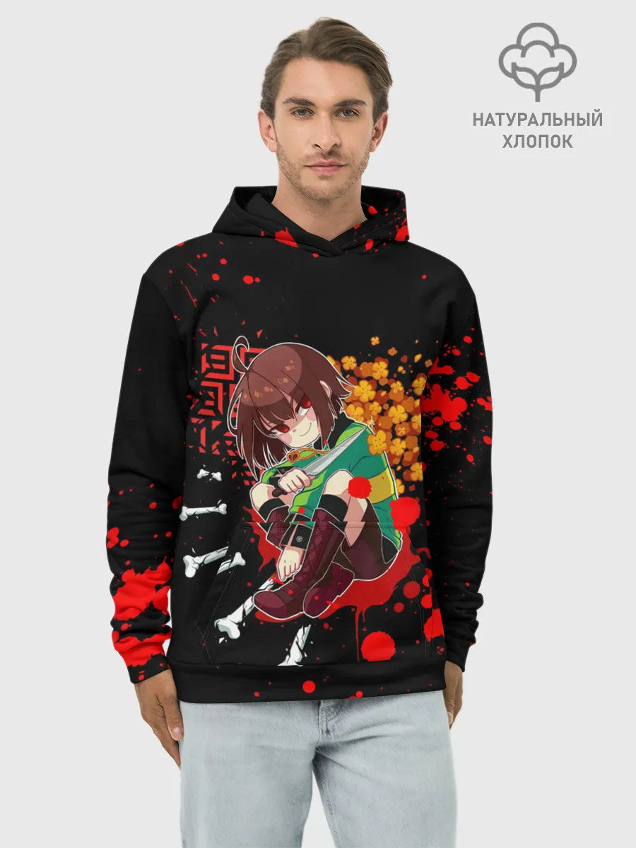 Худи мужской база хлопок / UNDERTALE