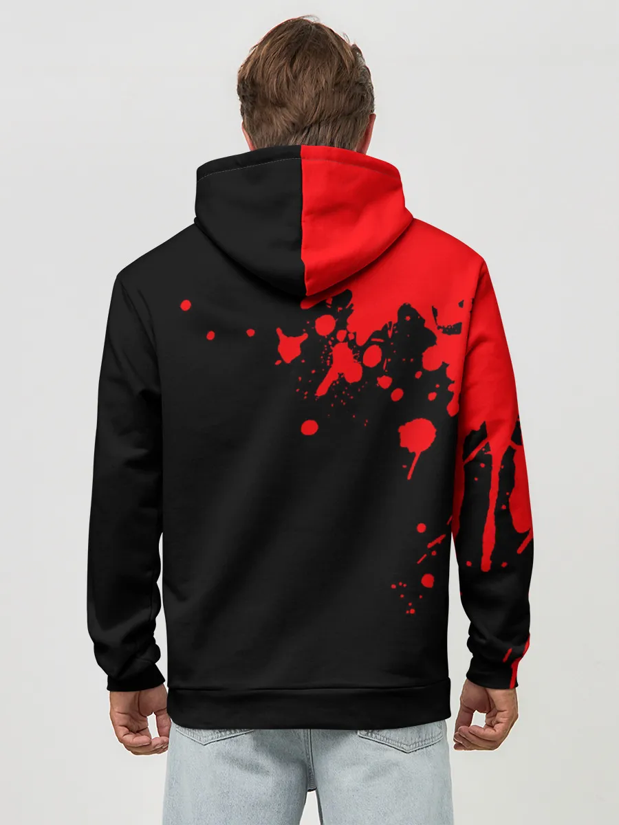 Худи мужской база хлопок / Не трогай меня, не дыши на меня