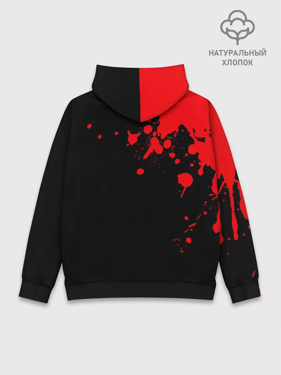 Худи мужской база хлопок / Не трогай меня, не дыши на меня