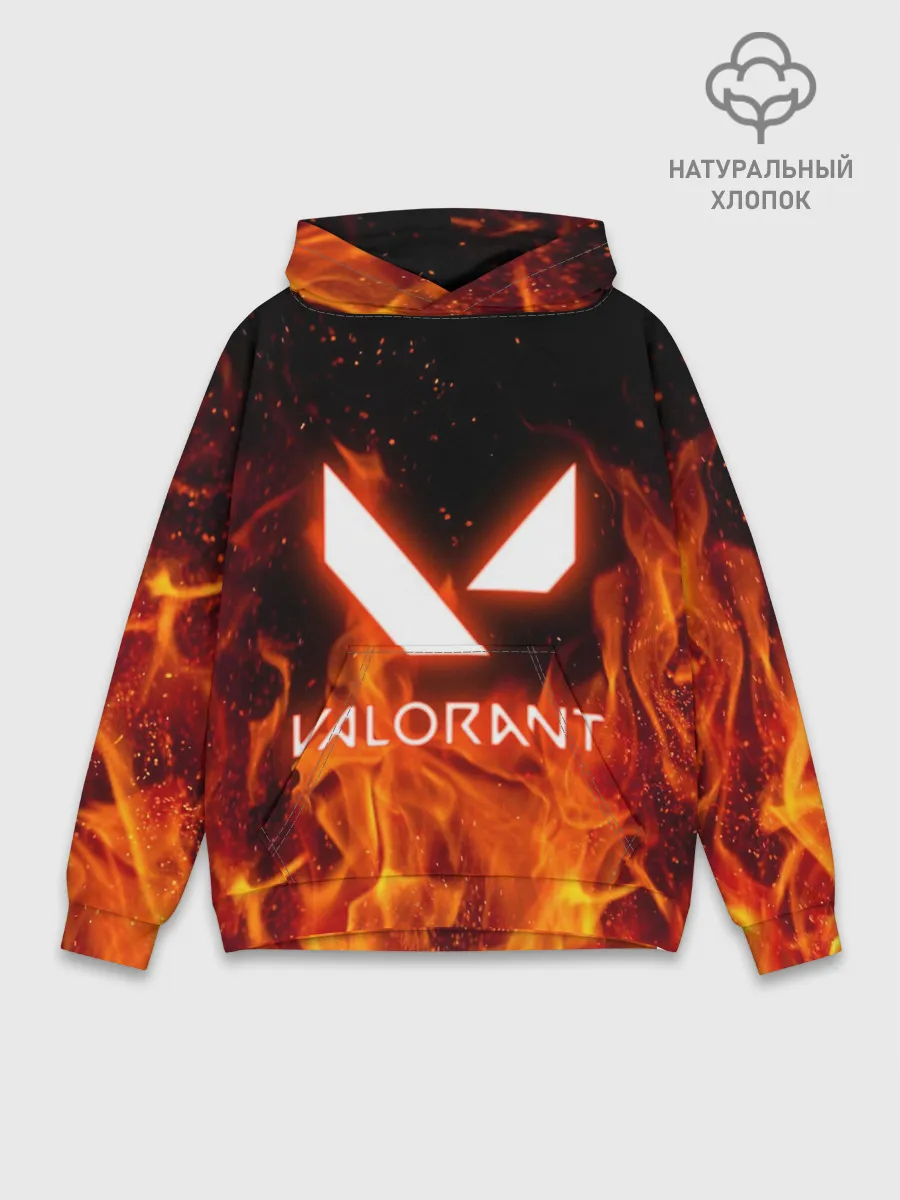 Худи мужской база хлопок / VALORANT