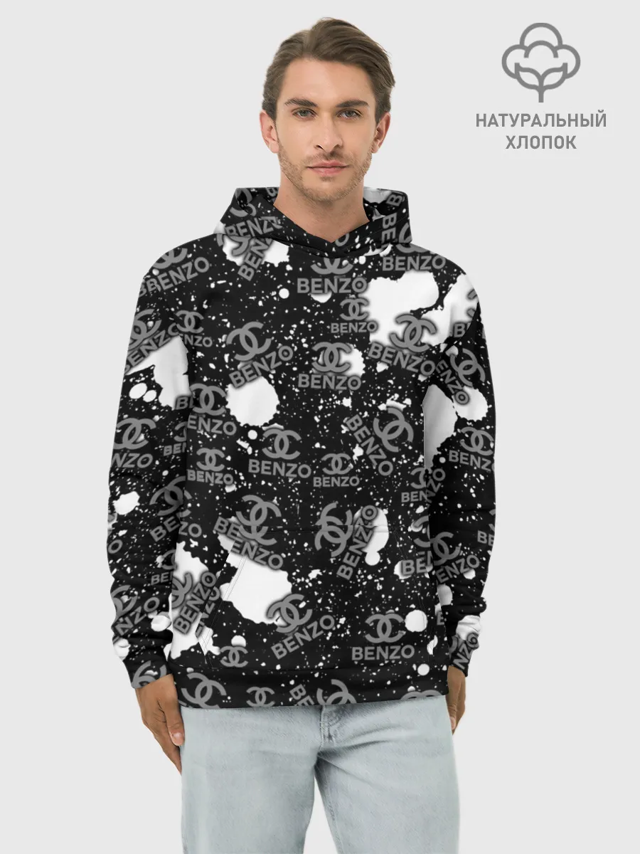 Худи мужской база хлопок / Benzo Gang - Big Baby Tape