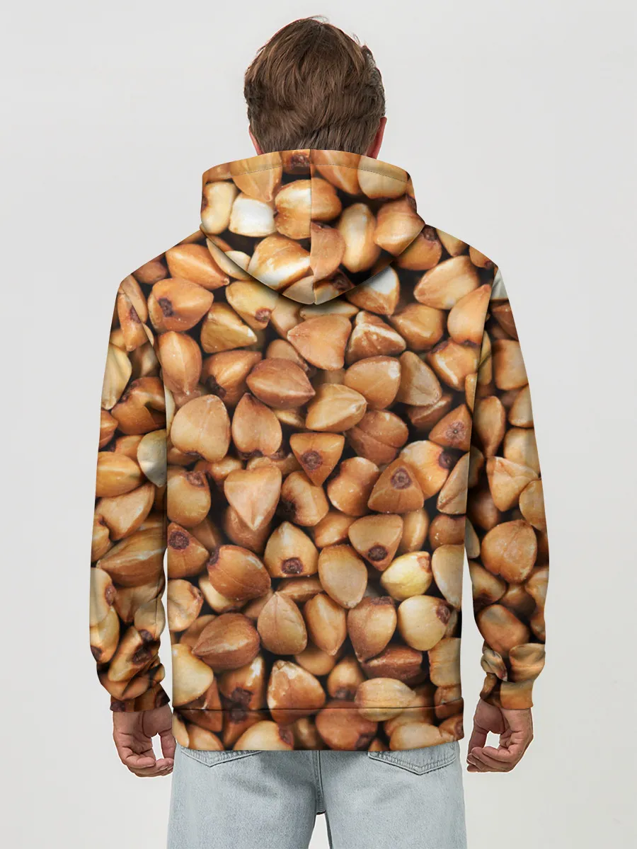 Худи мужской база хлопок / Гречка