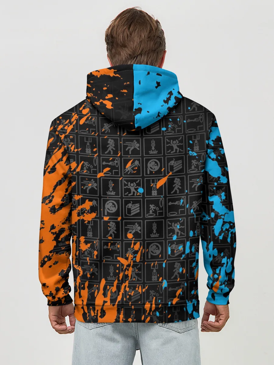 Худи мужской база хлопок / PORTAL 2