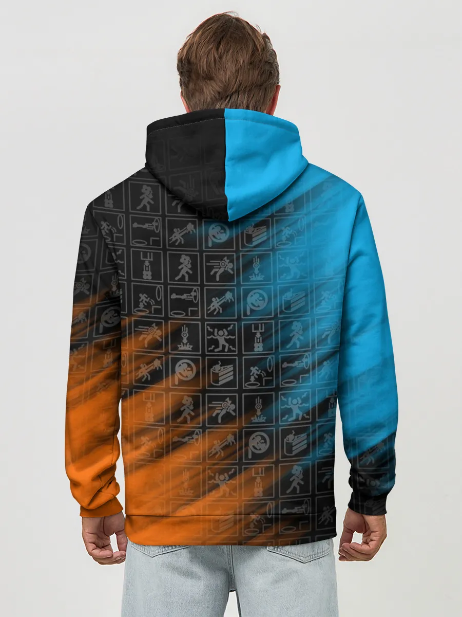 Худи мужской база хлопок / PORTAL 2