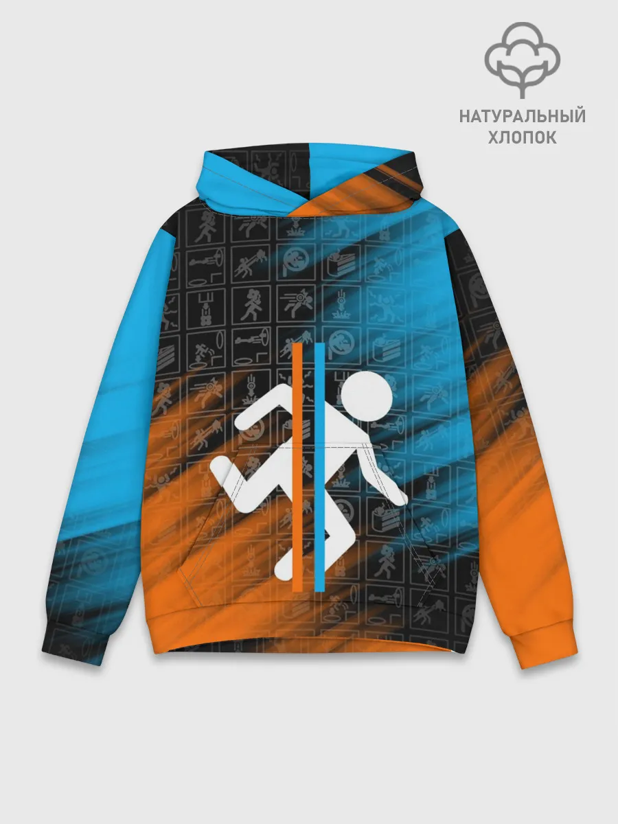 Худи мужской база хлопок / PORTAL 2