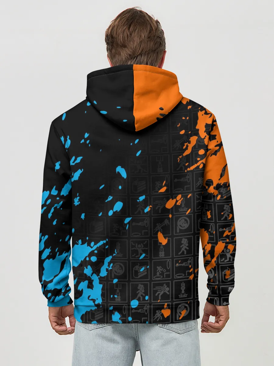 Худи мужской база хлопок / PORTAL 2