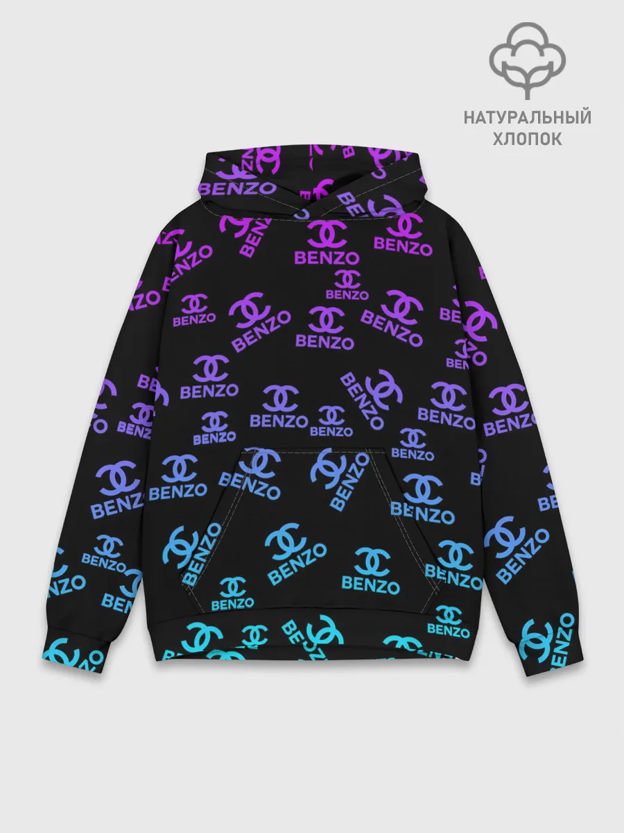 Худи мужской база хлопок / Benzo Gang - Big Baby Tape