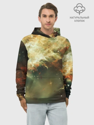 Худи мужской база хлопок / НЕОНОВЫЕ ЗВЕЗДЫ