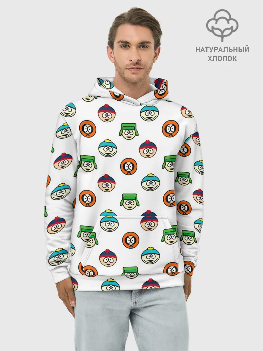 Худи мужской база хлопок / Южный парк