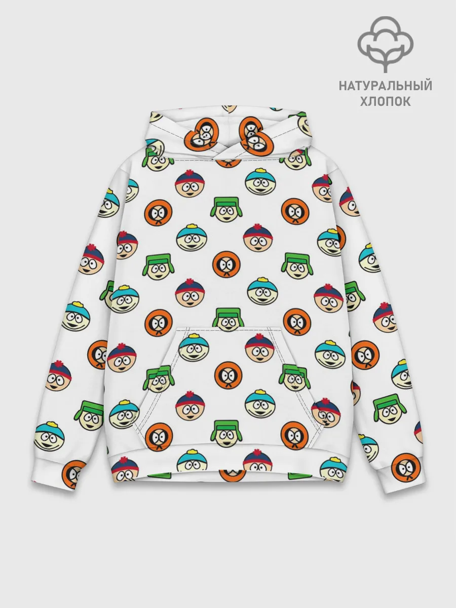 Худи мужской база хлопок / Южный парк