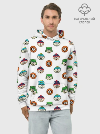 Худи мужской база хлопок / Южный парк