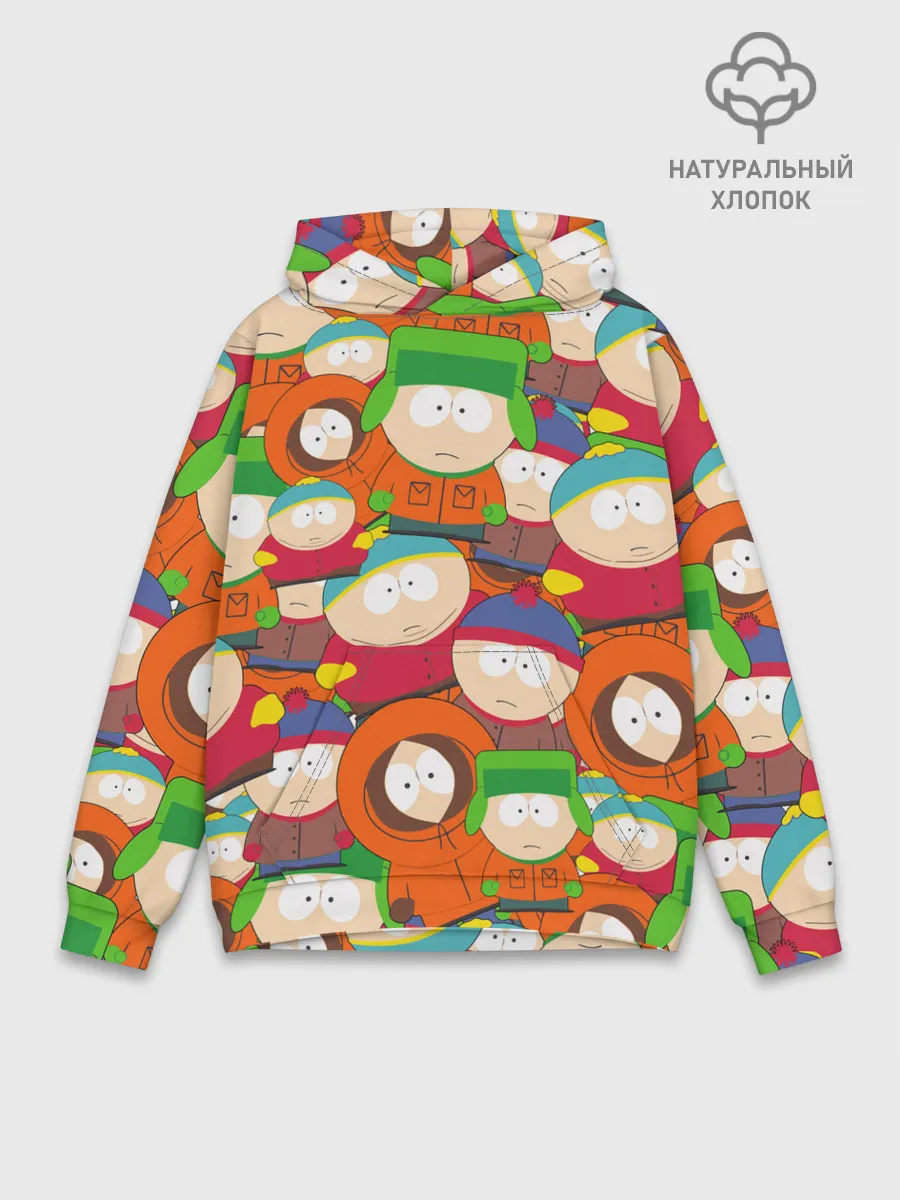 Худи мужской база хлопок / ЮЖНЫЙ ПАРК