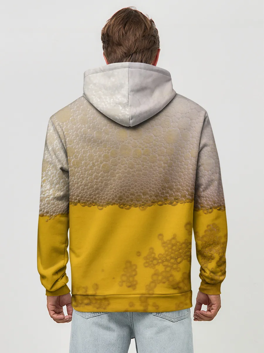 Худи мужской база хлопок / Пиво