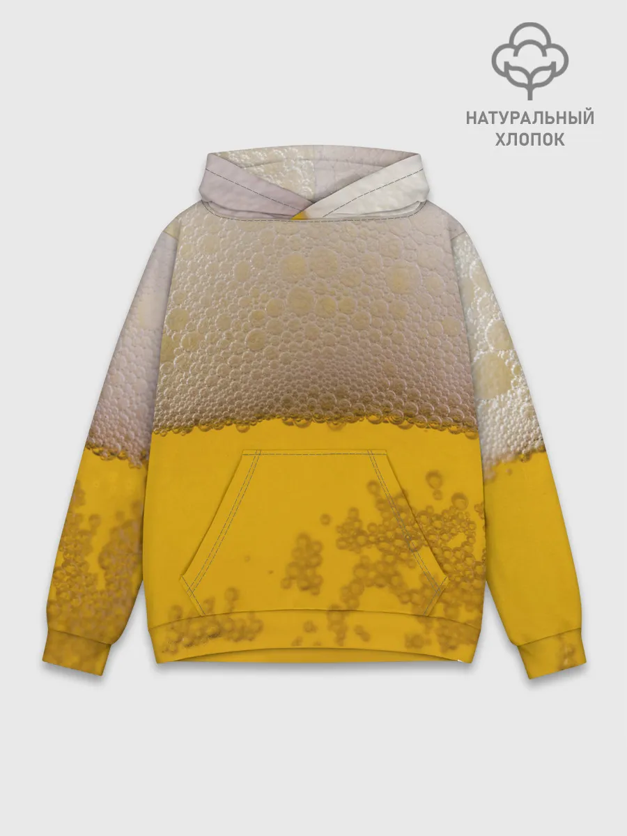 Худи мужской база хлопок / Пиво