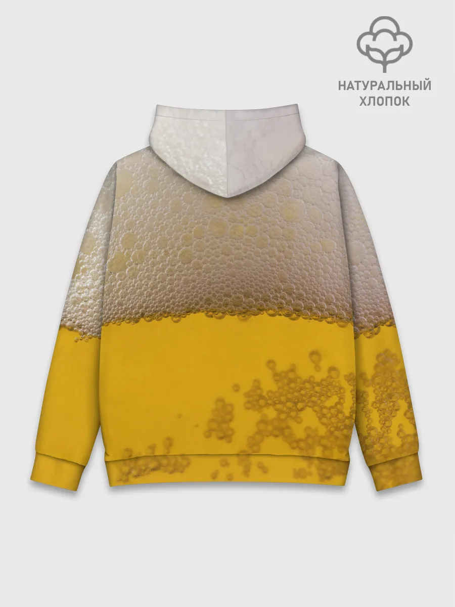 Худи мужской база хлопок / Пиво