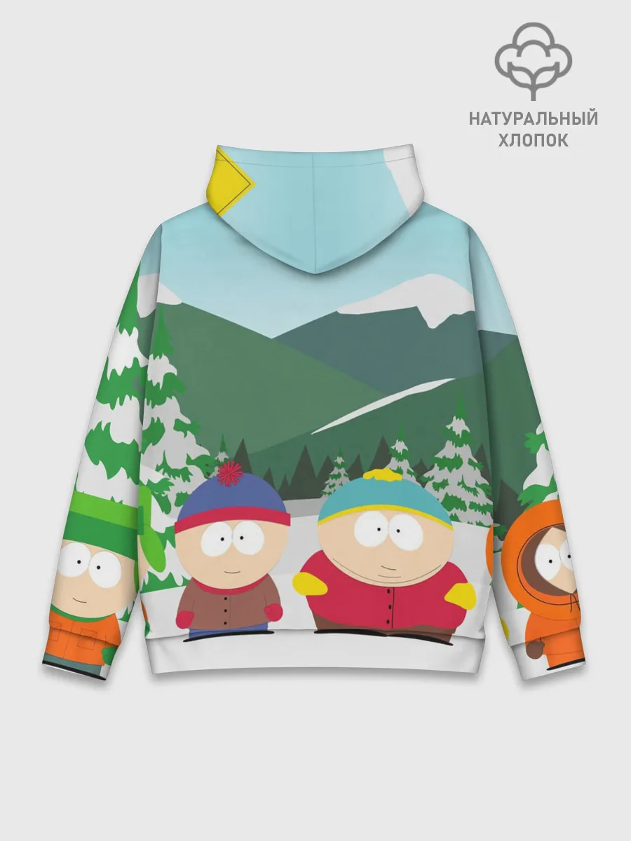 Худи мужской база хлопок / ЮЖНЫЙ ПАРК | SOUTH PARK