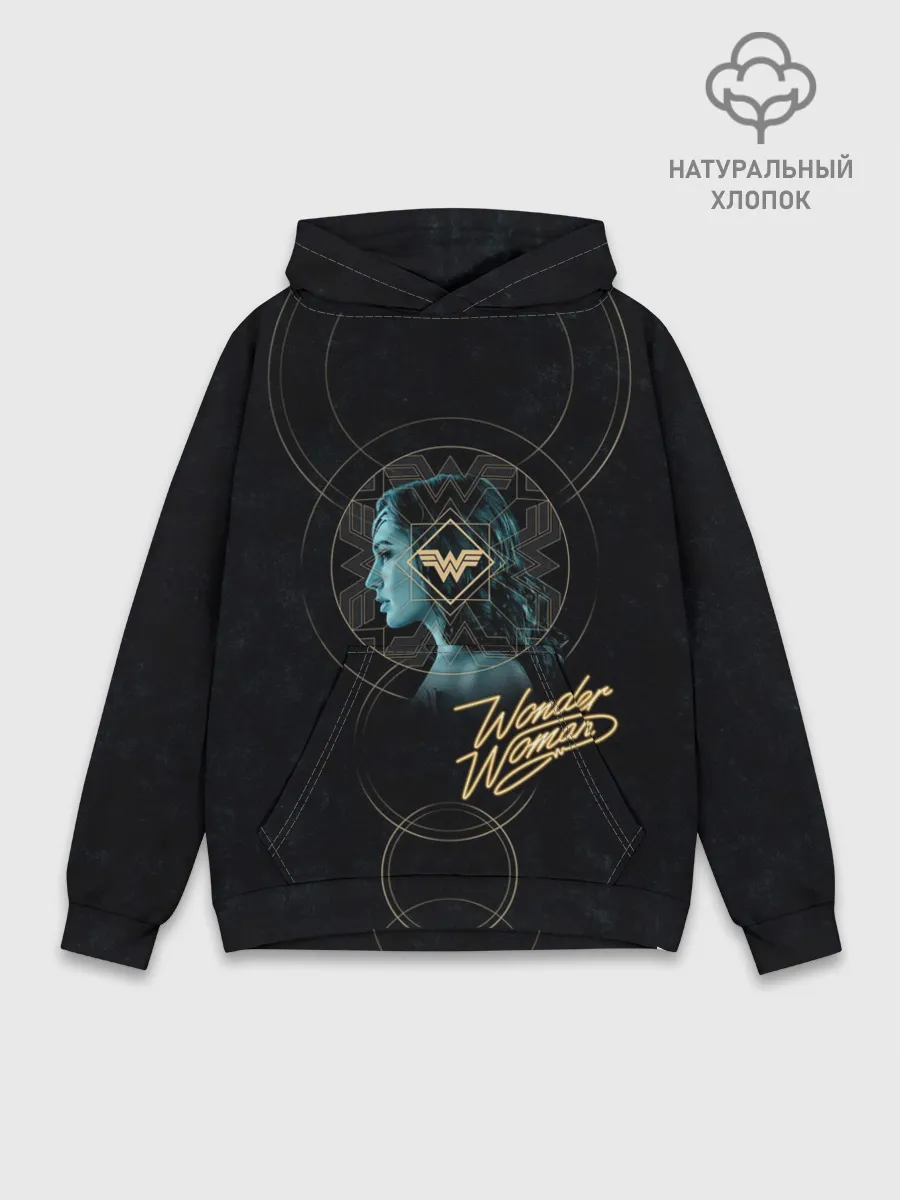 Худи мужской база хлопок / Wonder Woman