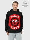 Худи мужской база хлопок / Panic Virus