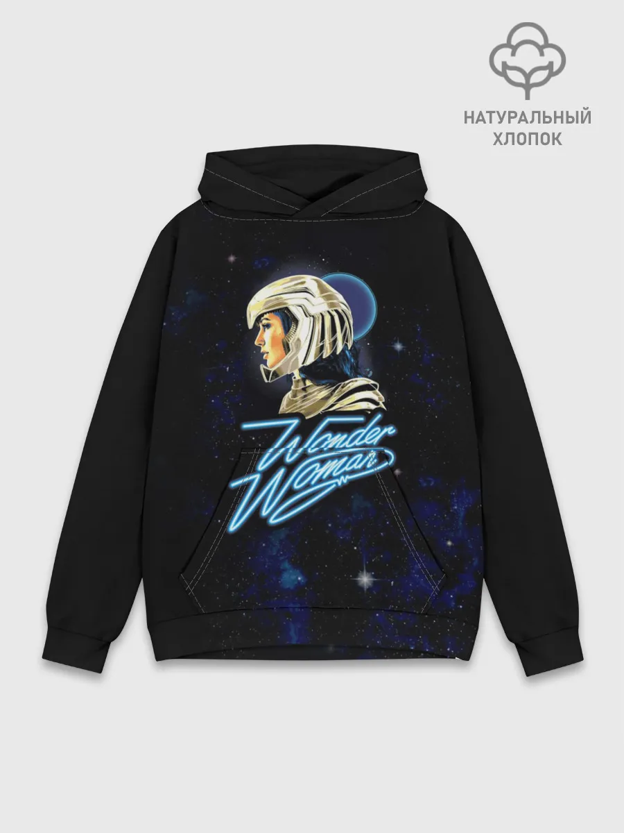Худи мужской база хлопок / Wonder Woman