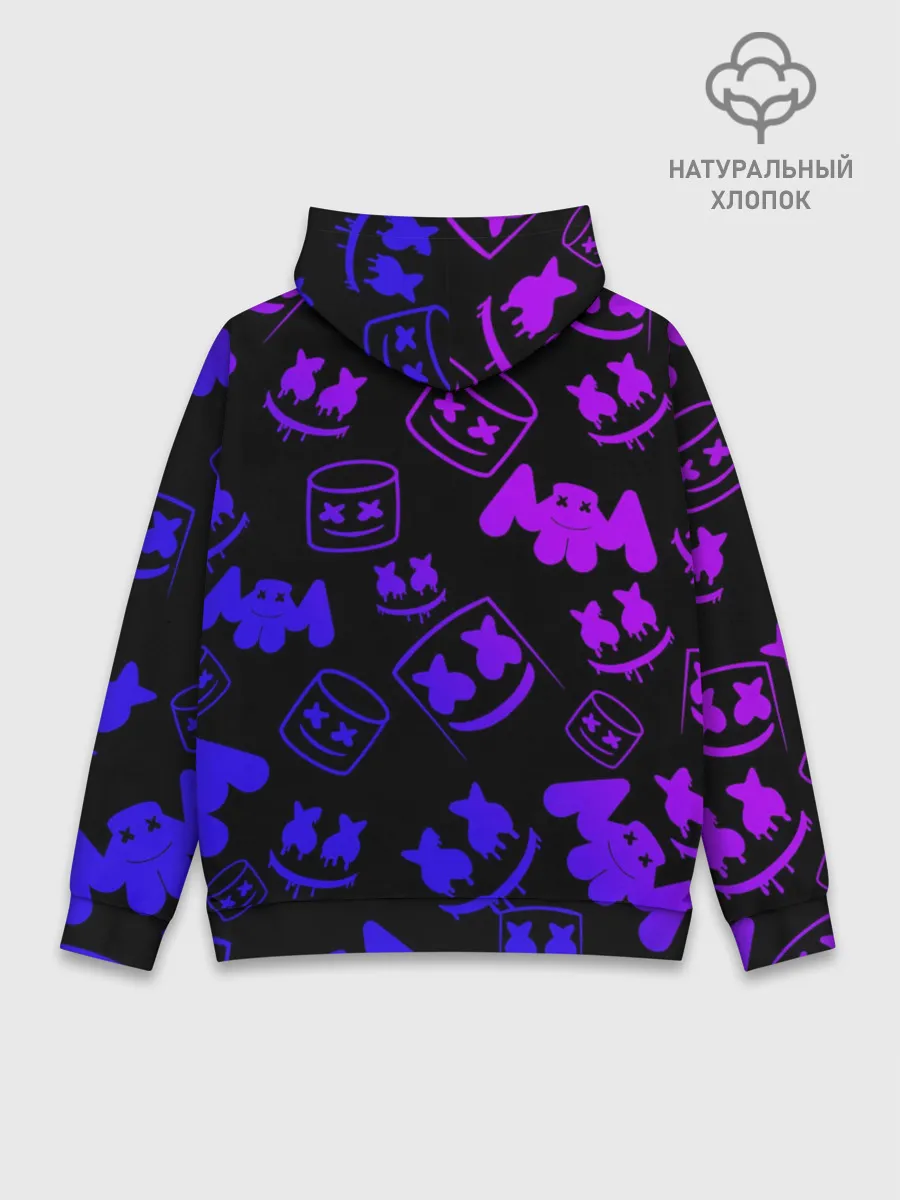 Худи мужской база хлопок / FORTNITE MARSHMELLO