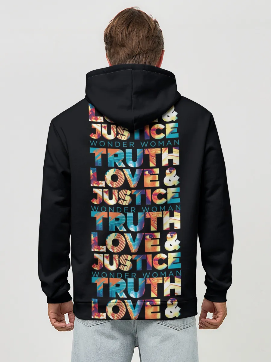 Худи мужской база хлопок / Wonder Woman
