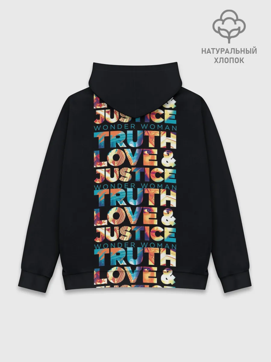 Худи мужской база хлопок / Wonder Woman