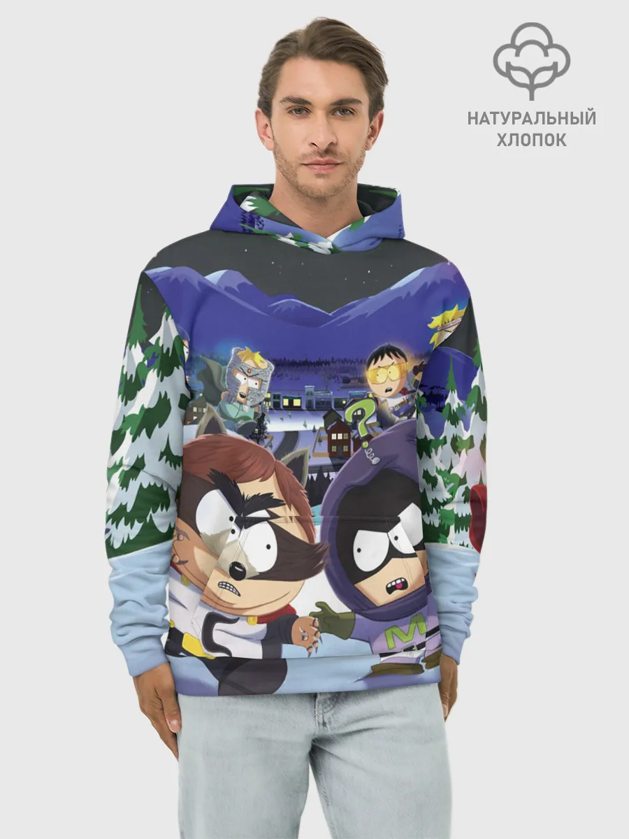 Худи мужской база хлопок / ЮЖНЫЙ ПАРК | SOUTH PARK
