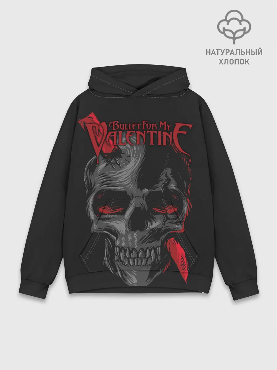 Худи мужской база хлопок / Bullet For My Valentine