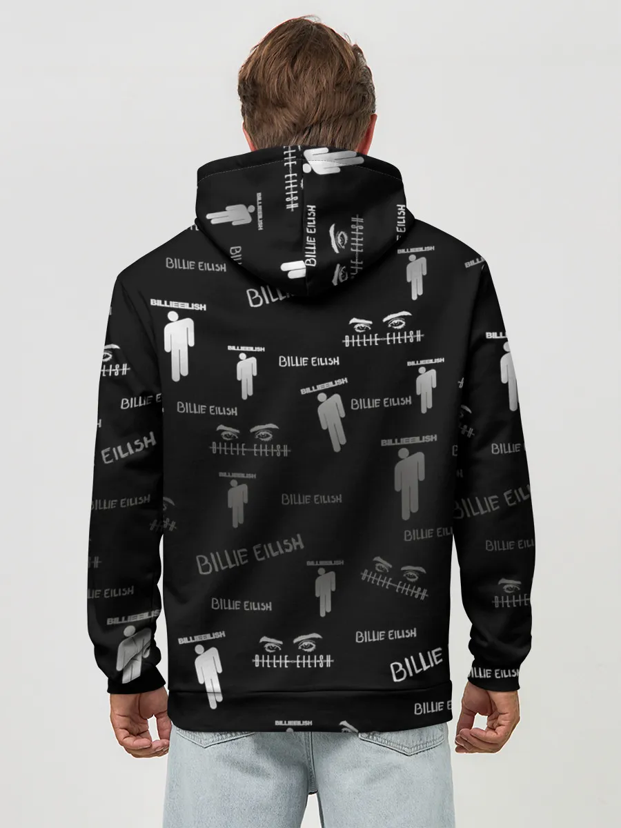 Худи мужской база хлопок / Billie Eilish