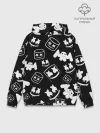 Худи мужской база хлопок / Marshmello ЧБ