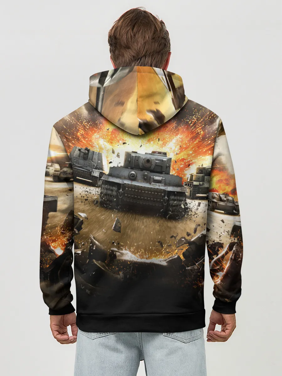 Худи мужской база хлопок / ТАНКИ