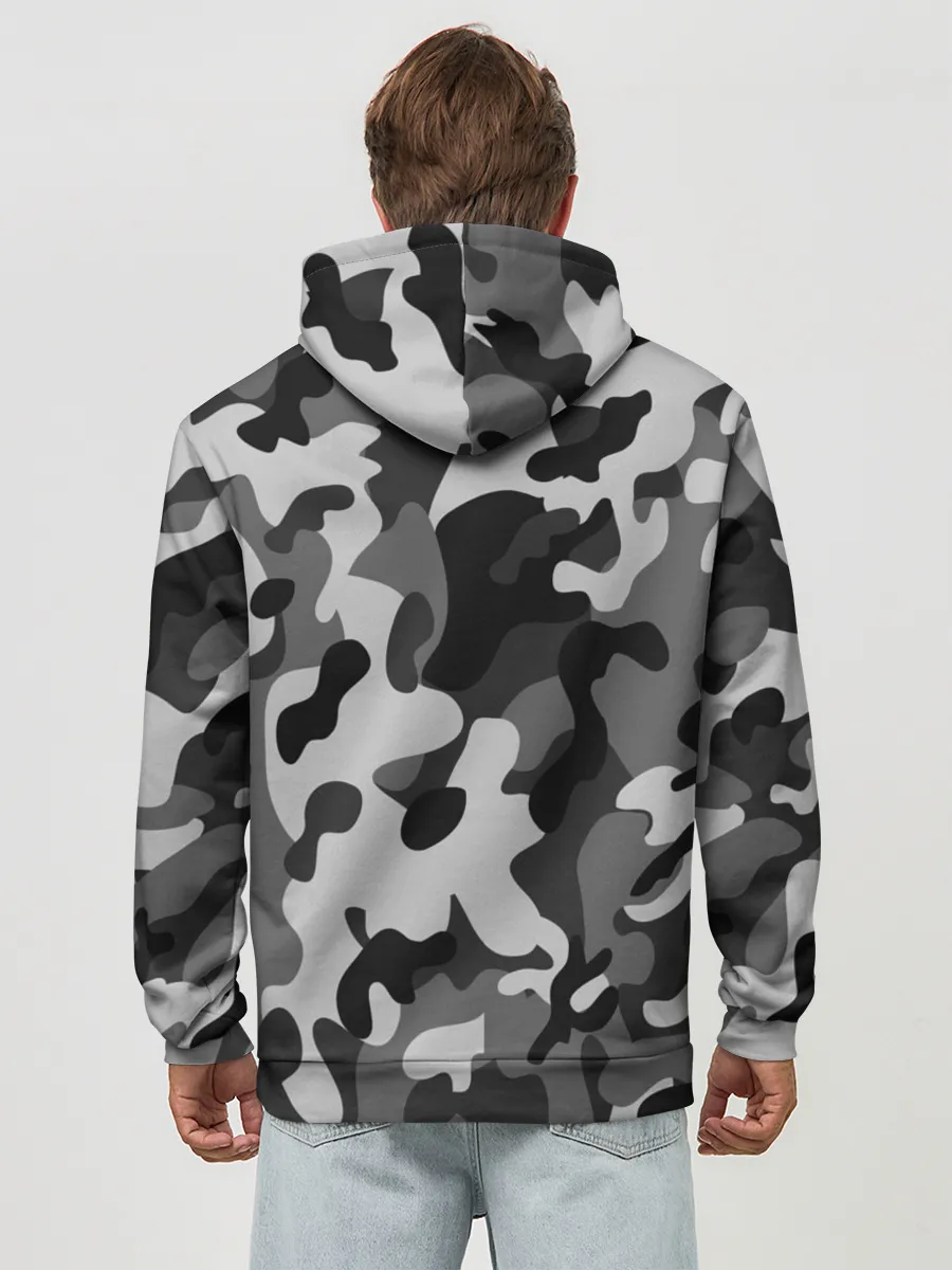 Худи мужской база хлопок / ГОРОДСКОЙ КАМУФЛЯЖ | CITY MILITARY