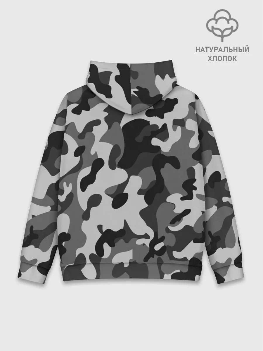 Худи мужской база хлопок / ГОРОДСКОЙ КАМУФЛЯЖ | CITY MILITARY