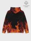 Худи мужской база хлопок / ОГОНЬ | FIRE