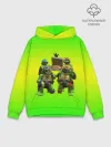 Худи мужской база хлопок / ЧЕРЕПАШКИ - НИНДЗЯ
