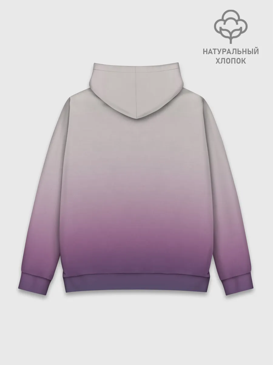 Худи мужской база хлопок / Аниме девочка в тумане