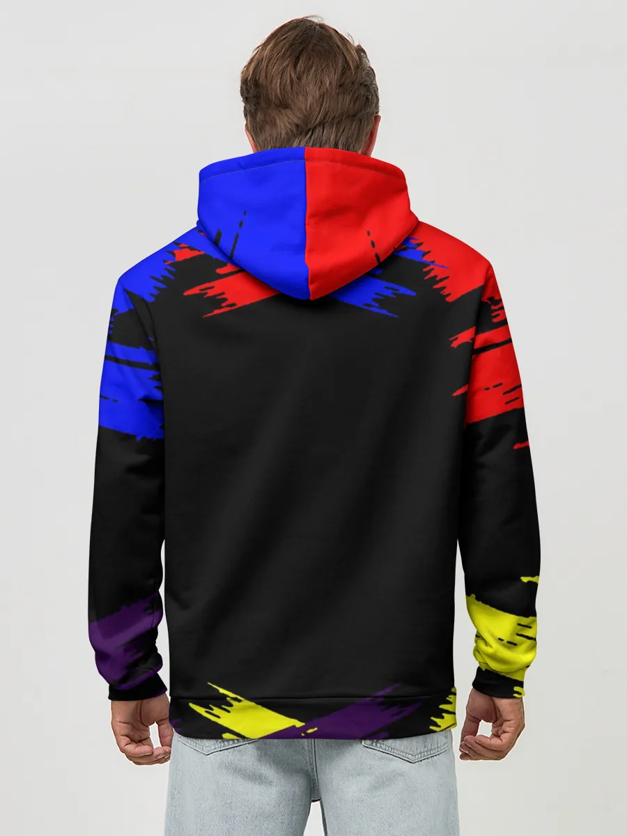 Худи мужской база хлопок / Ниндзя Супер Черепашки