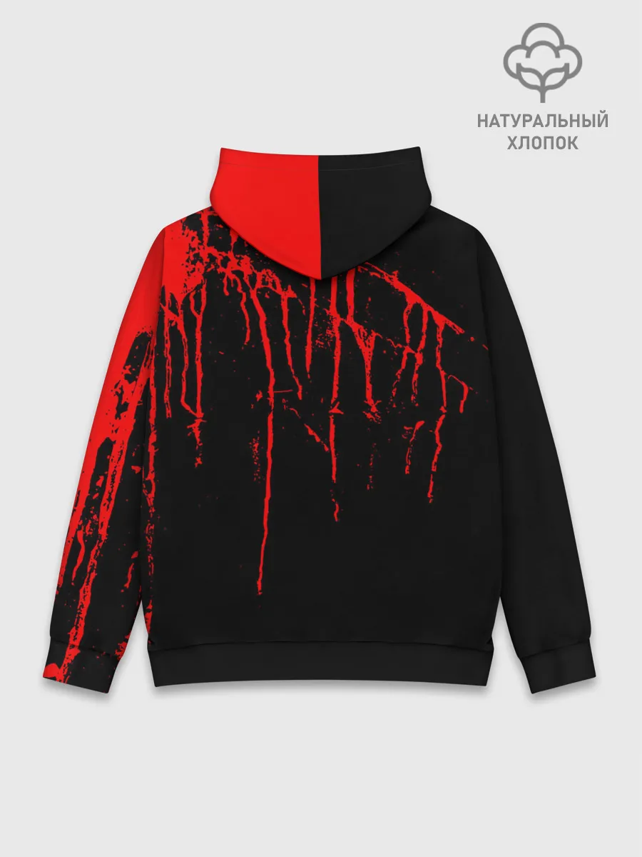 Худи мужской база хлопок / Не трогай меня COVID-19