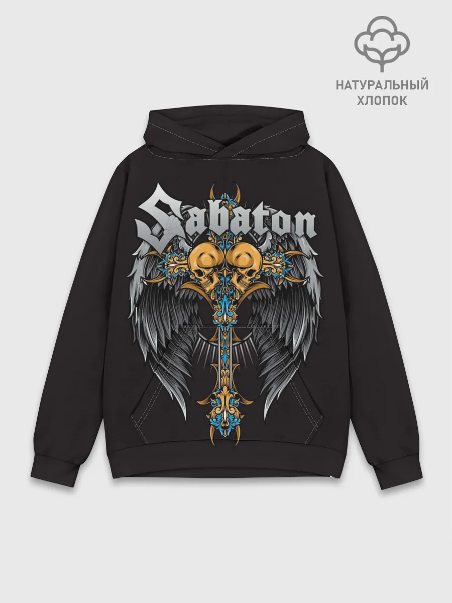 Худи мужской база хлопок / SABATON