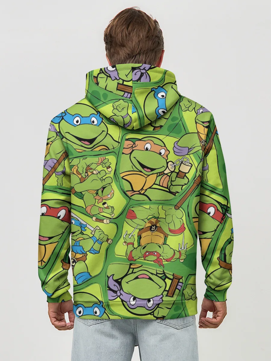 Худи мужской база хлопок / Teenage Mutant Ninja Turtles