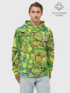Худи мужской база хлопок / Teenage Mutant Ninja Turtles