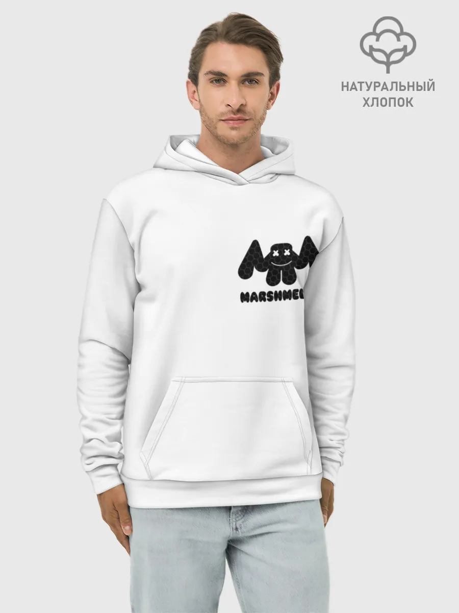 Худи мужской база хлопок / Marshmello